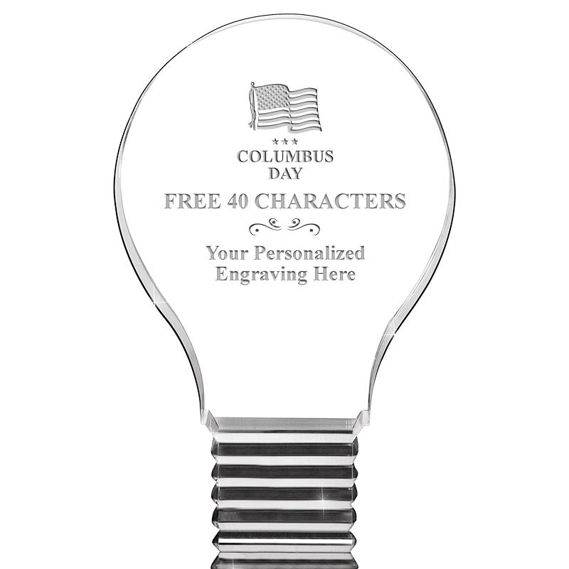 6" LIGHT BULB ACRYLIC