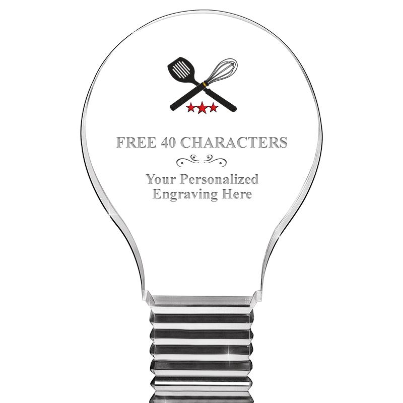 6" LIGHT BULB ACRYLIC