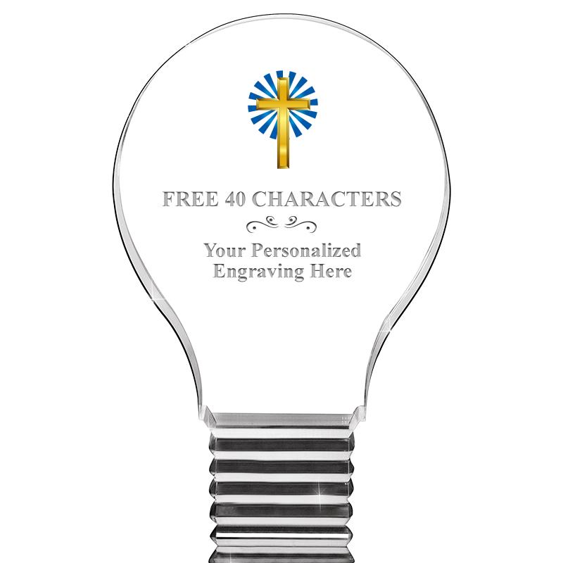 6" LIGHT BULB ACRYLIC