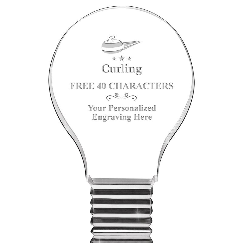 6" LIGHT BULB ACRYLIC