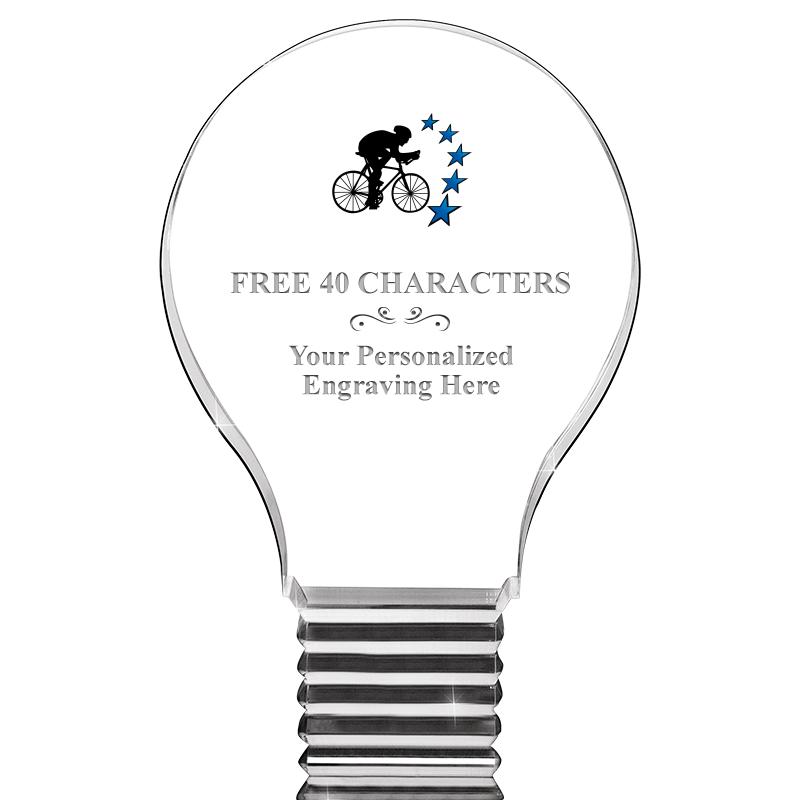 6" LIGHT BULB ACRYLIC