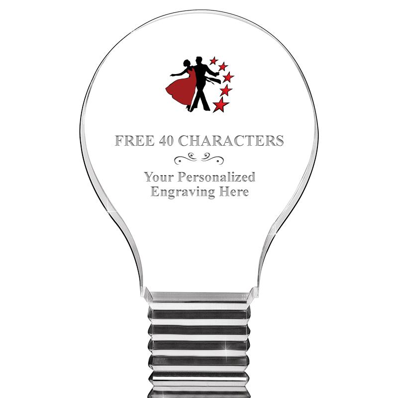 6" LIGHT BULB ACRYLIC