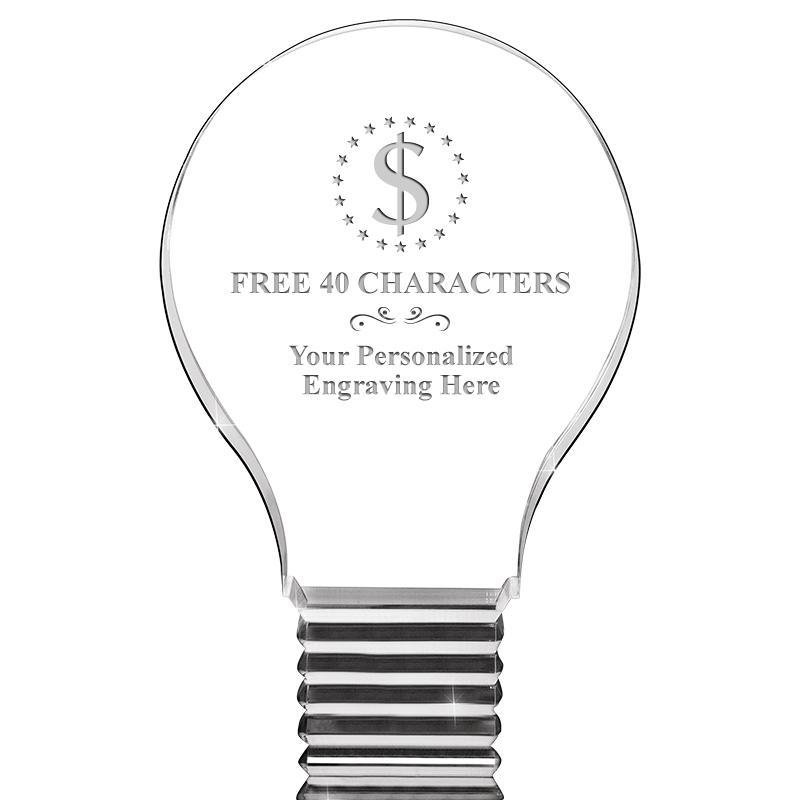 6" LIGHT BULB ACRYLIC