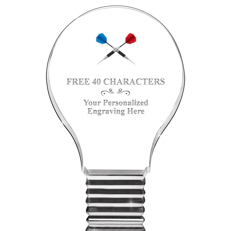 6" LIGHT BULB ACRYLIC