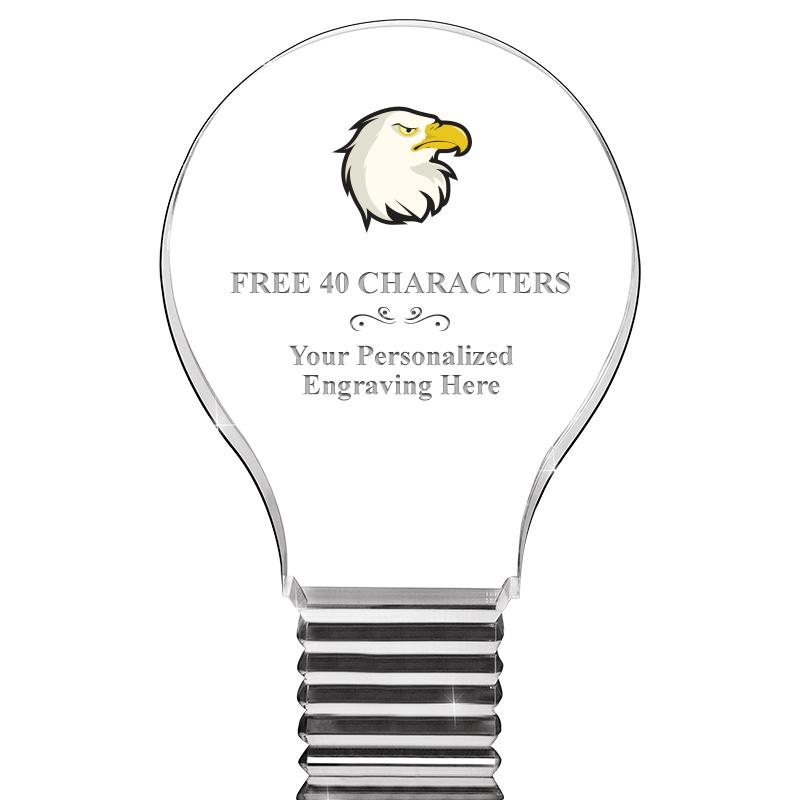 6" LIGHT BULB ACRYLIC