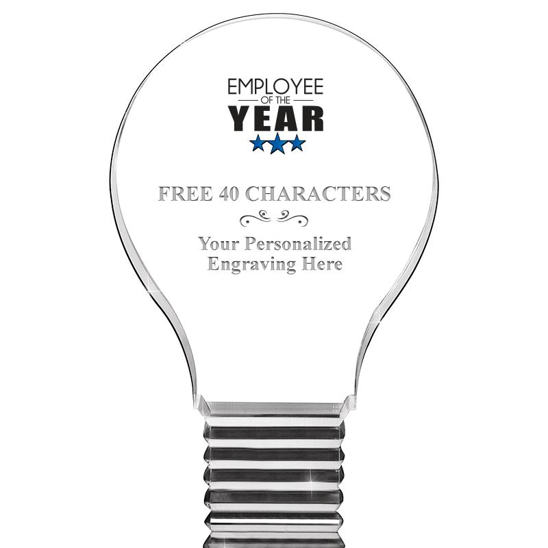 6" LIGHT BULB ACRYLIC