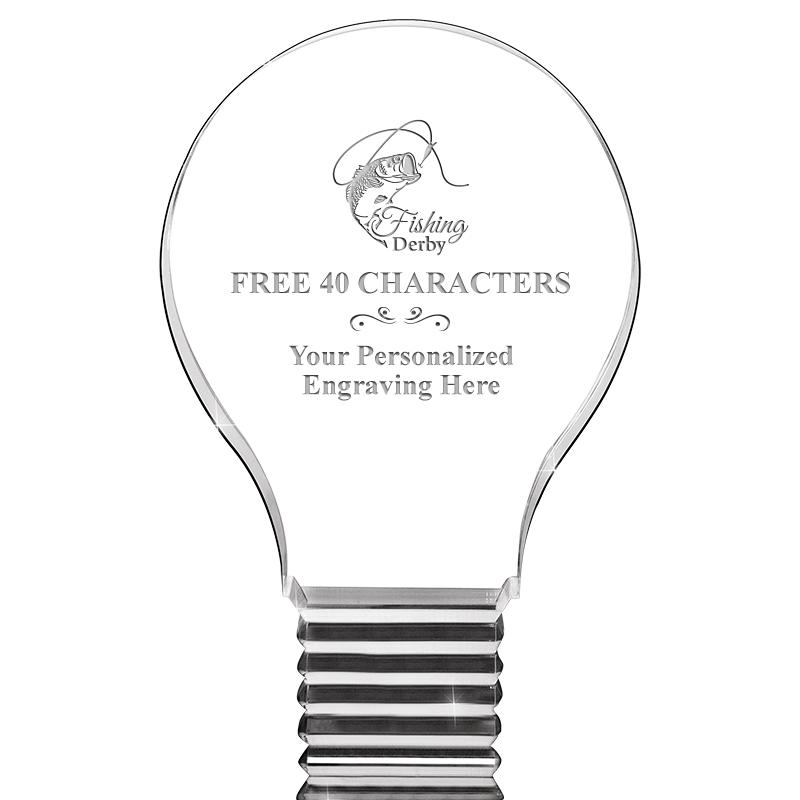 6" LIGHT BULB ACRYLIC