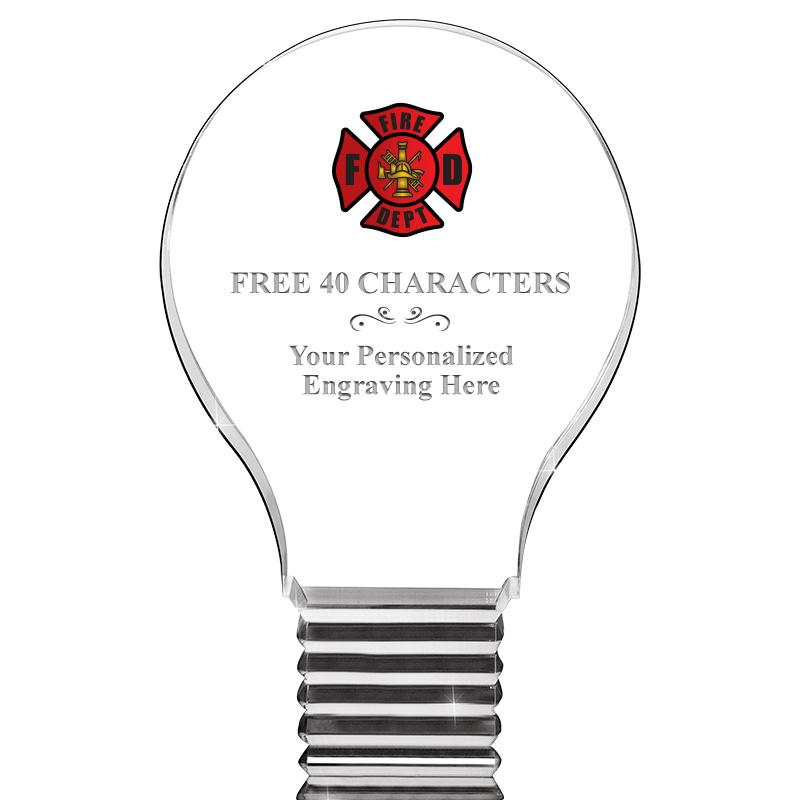 6" LIGHT BULB ACRYLIC