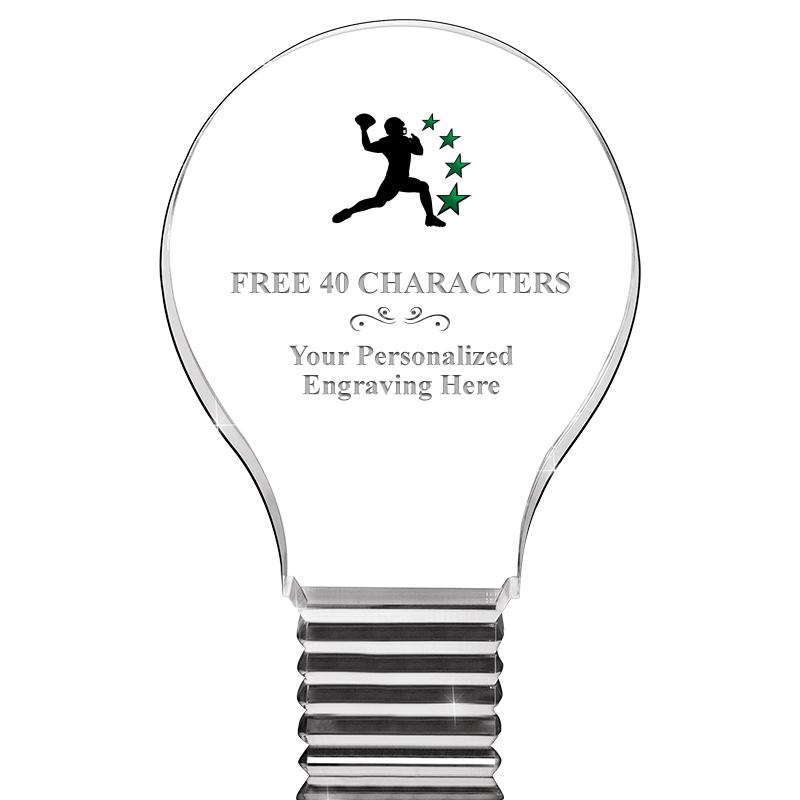 6" LIGHT BULB ACRYLIC