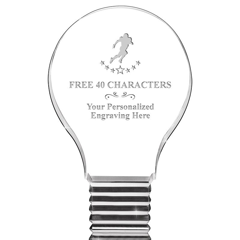 6" LIGHT BULB ACRYLIC