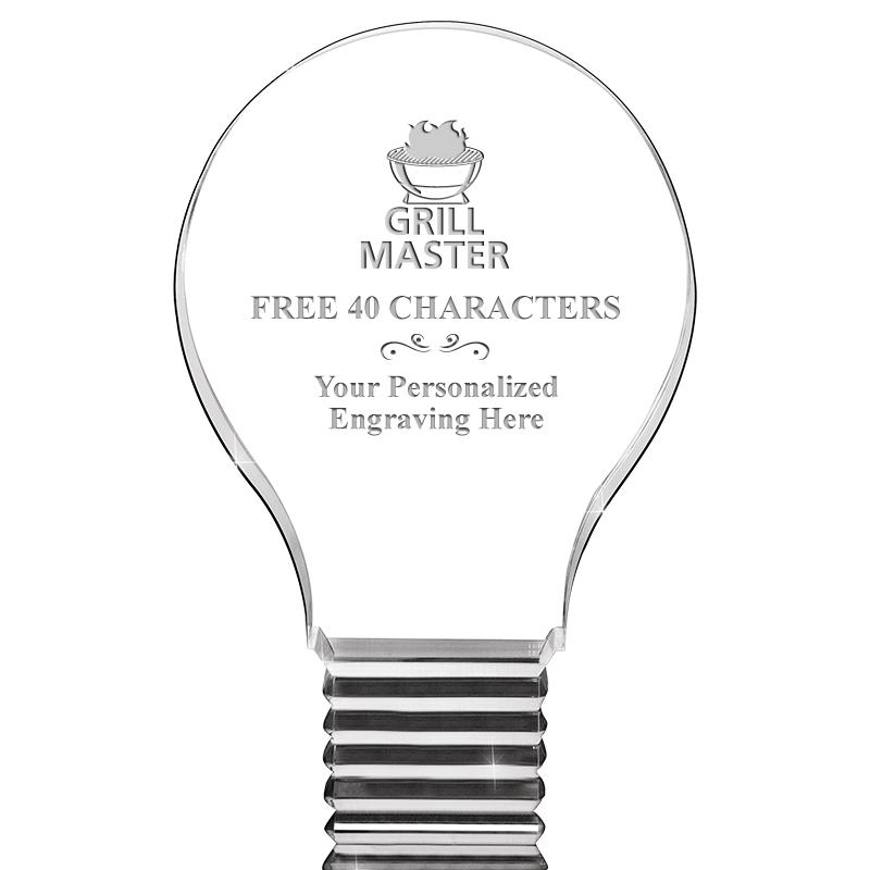 6" LIGHT BULB ACRYLIC