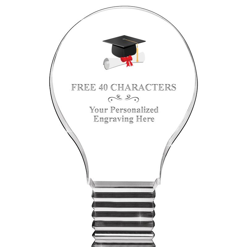 6" LIGHT BULB ACRYLIC