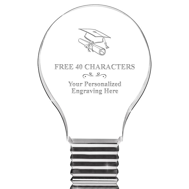 6" LIGHT BULB ACRYLIC