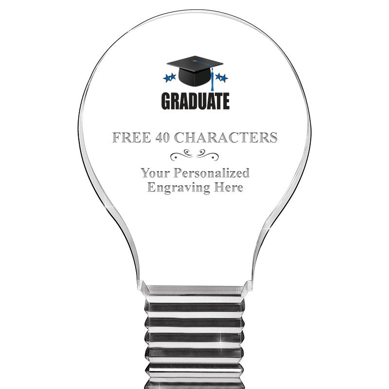 6" LIGHT BULB ACRYLIC