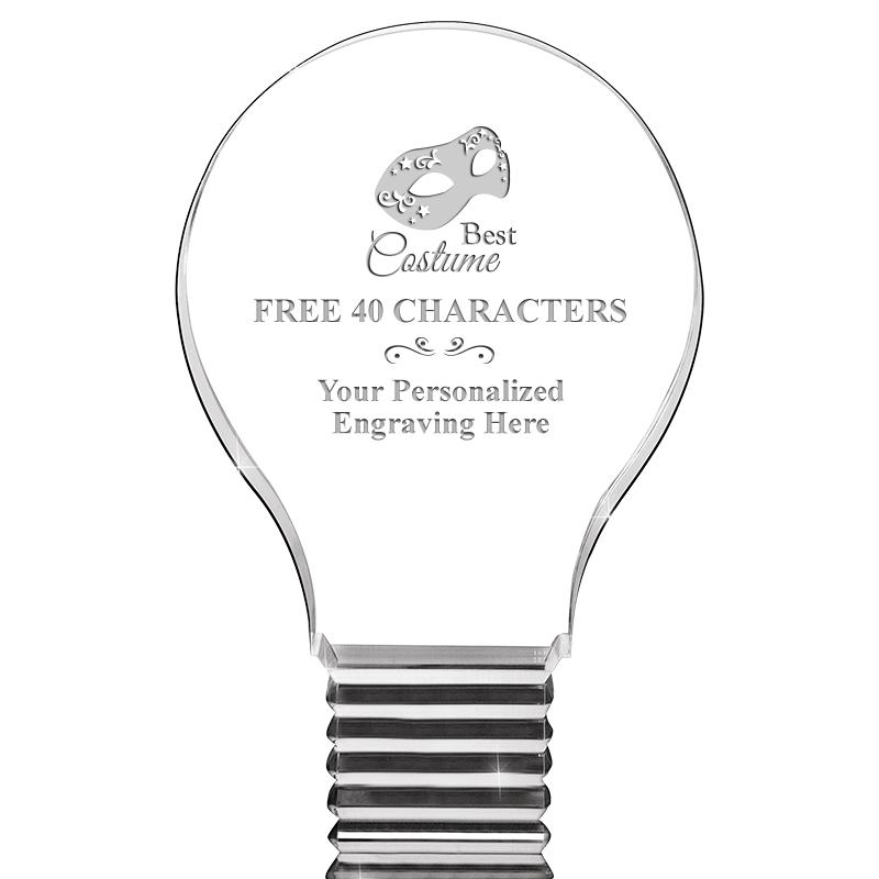 6" LIGHT BULB ACRYLIC