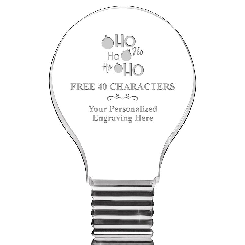 6" LIGHT BULB ACRYLIC