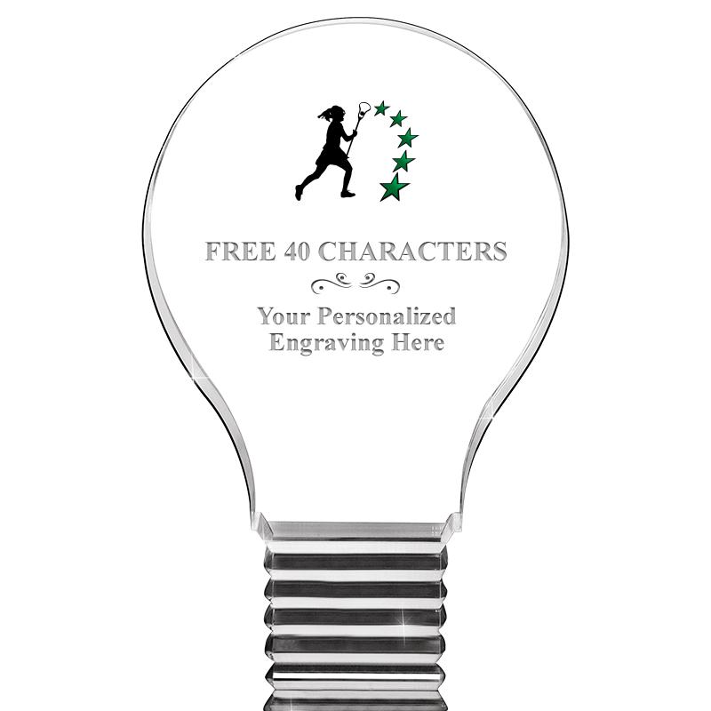 6" LIGHT BULB ACRYLIC