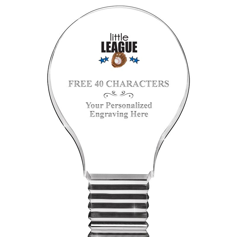 6" LIGHT BULB ACRYLIC