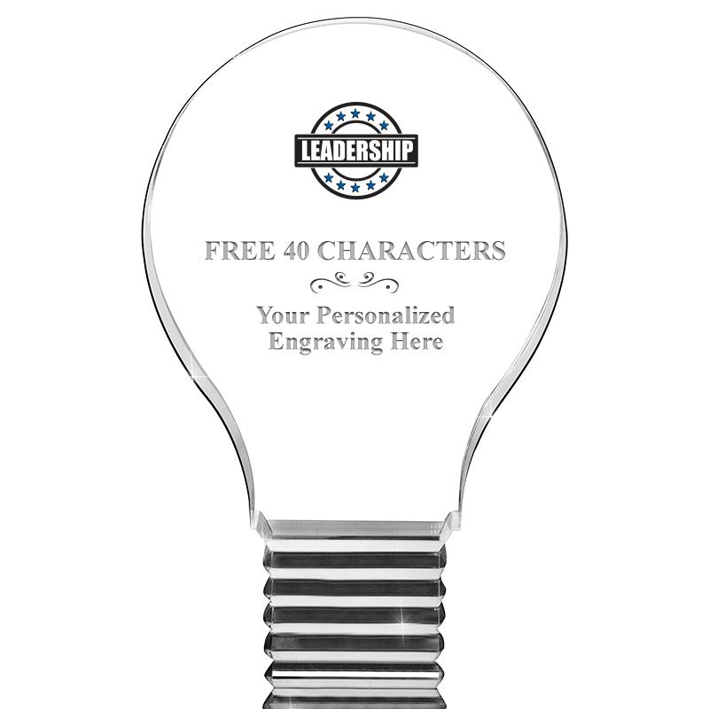 6" LIGHT BULB ACRYLIC