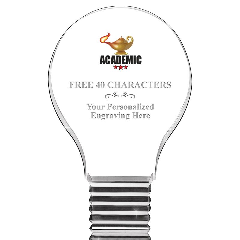 6" LIGHT BULB ACRYLIC