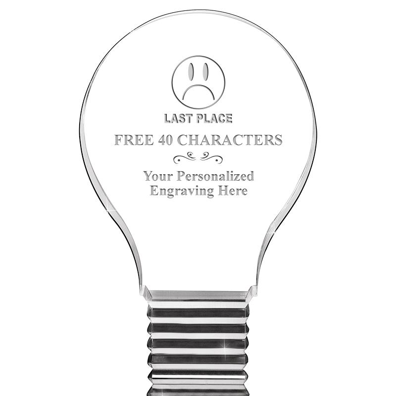 6" LIGHT BULB ACRYLIC