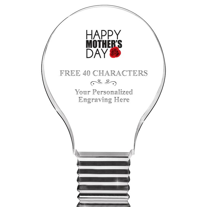 6" LIGHT BULB ACRYLIC