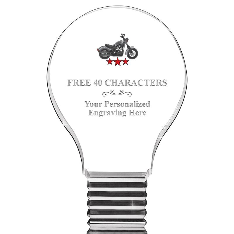 6" LIGHT BULB ACRYLIC