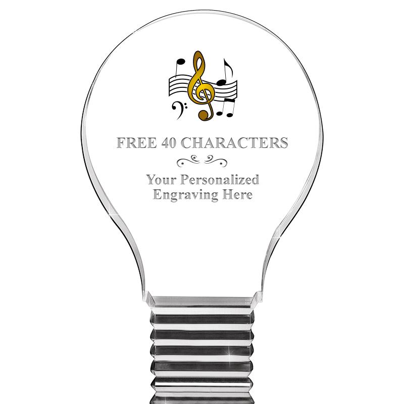 6" LIGHT BULB ACRYLIC