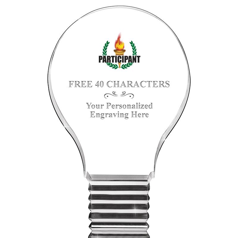 6" LIGHT BULB ACRYLIC