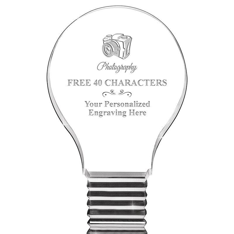 6" LIGHT BULB ACRYLIC