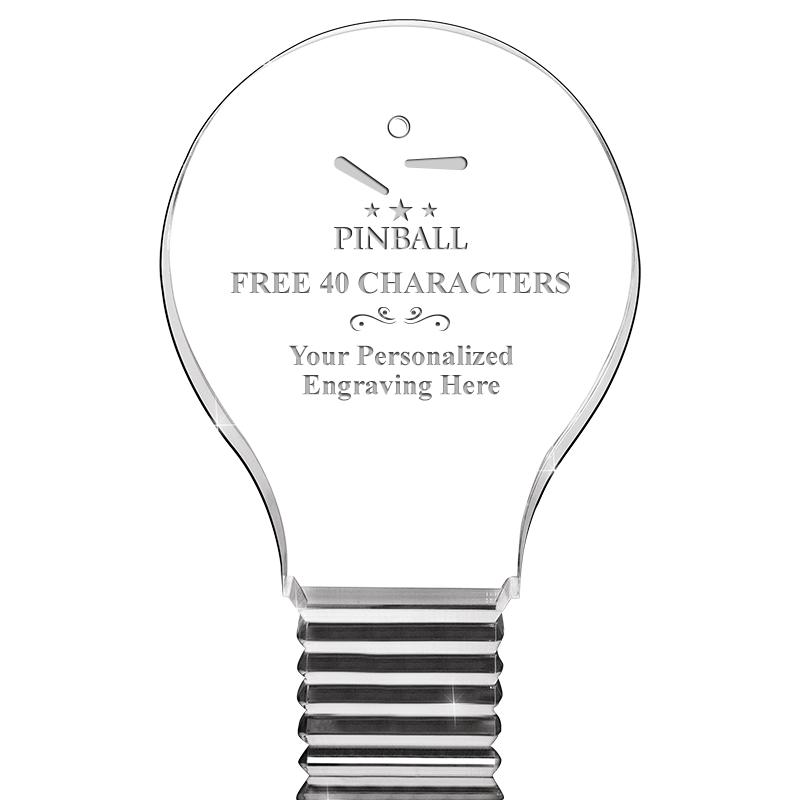 6" LIGHT BULB ACRYLIC