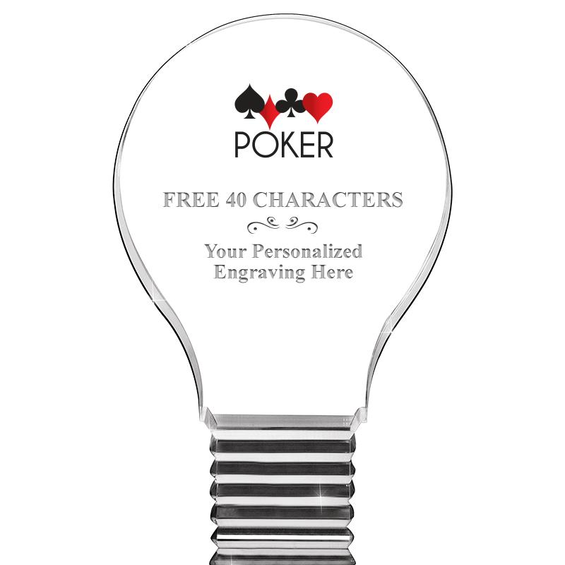 6" LIGHT BULB ACRYLIC