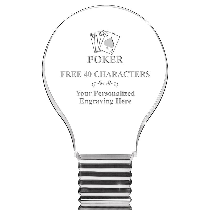 6" LIGHT BULB ACRYLIC