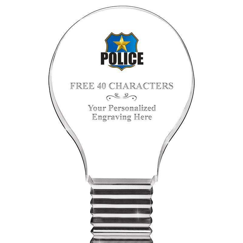 6" LIGHT BULB ACRYLIC