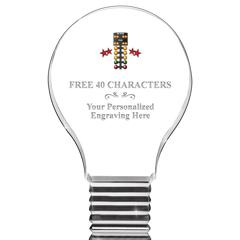 6" LIGHT BULB ACRYLIC