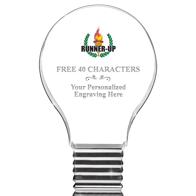 6" LIGHT BULB ACRYLIC