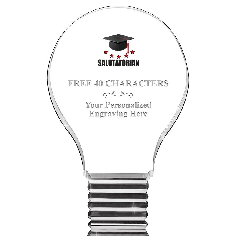 6" LIGHT BULB ACRYLIC