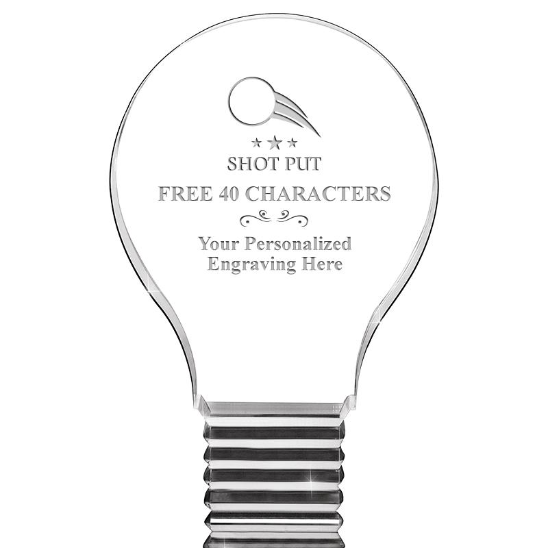 6" LIGHT BULB ACRYLIC