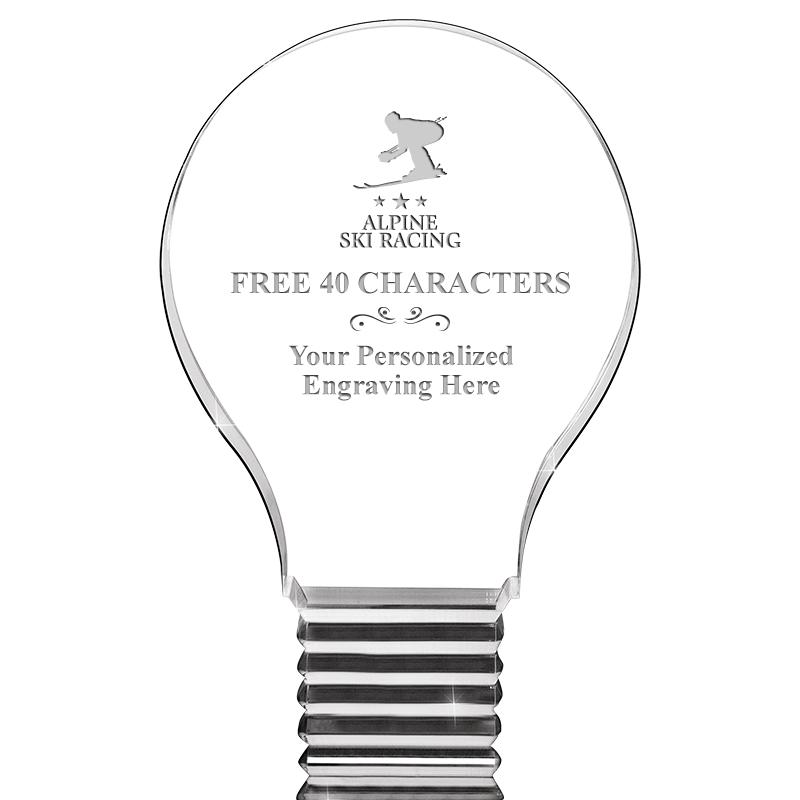 6" LIGHT BULB ACRYLIC