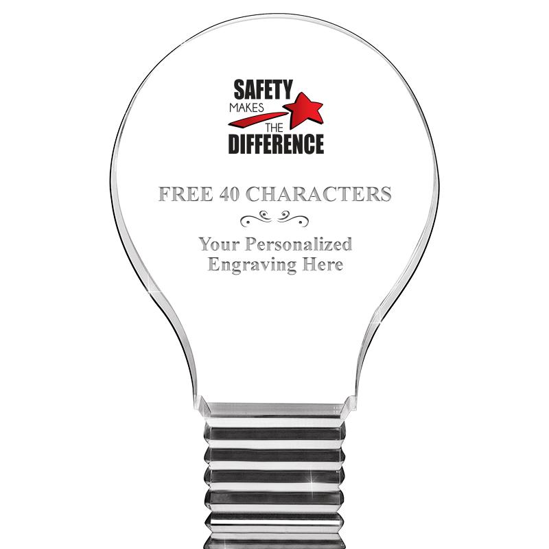 6" LIGHT BULB ACRYLIC