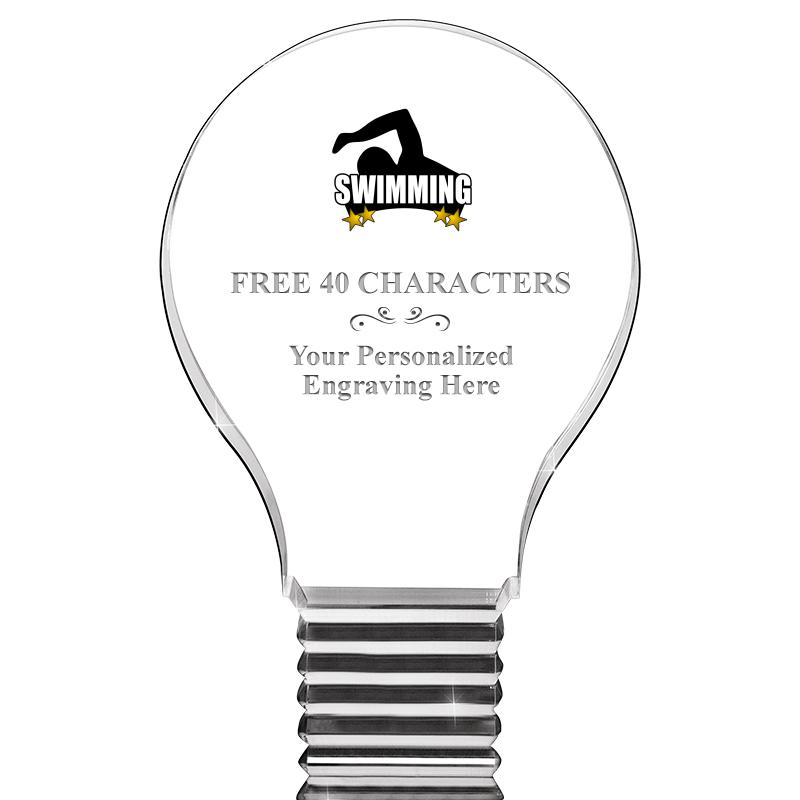 6" LIGHT BULB ACRYLIC