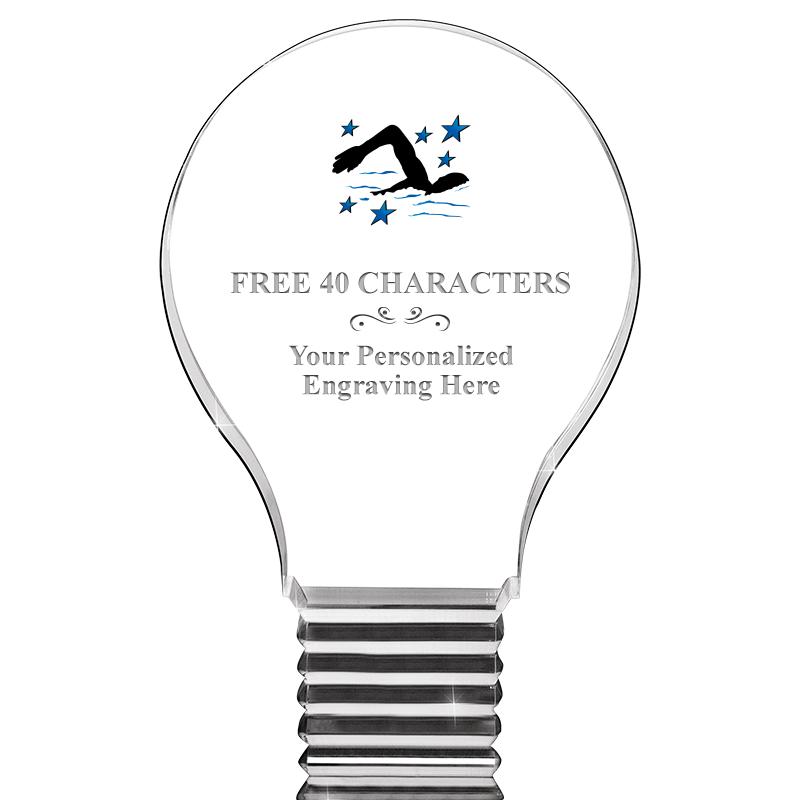 6" LIGHT BULB ACRYLIC