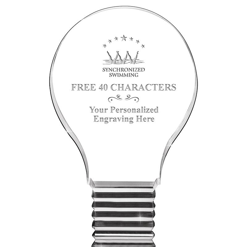 6" LIGHT BULB ACRYLIC