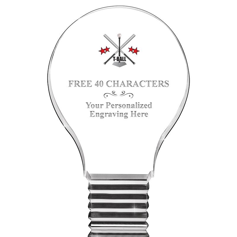 6" LIGHT BULB ACRYLIC