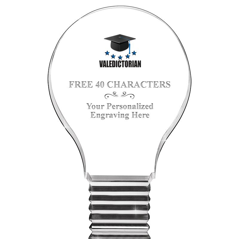 6" LIGHT BULB ACRYLIC