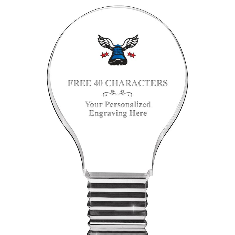 6" LIGHT BULB ACRYLIC