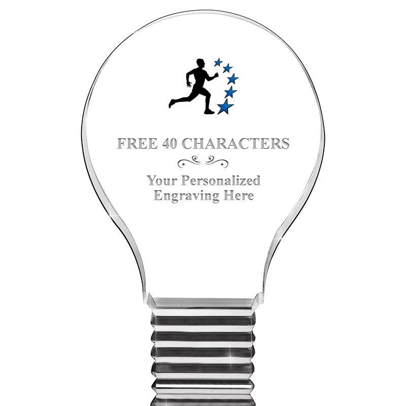 6" LIGHT BULB ACRYLIC