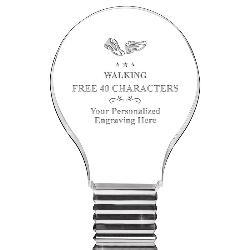 6" LIGHT BULB ACRYLIC