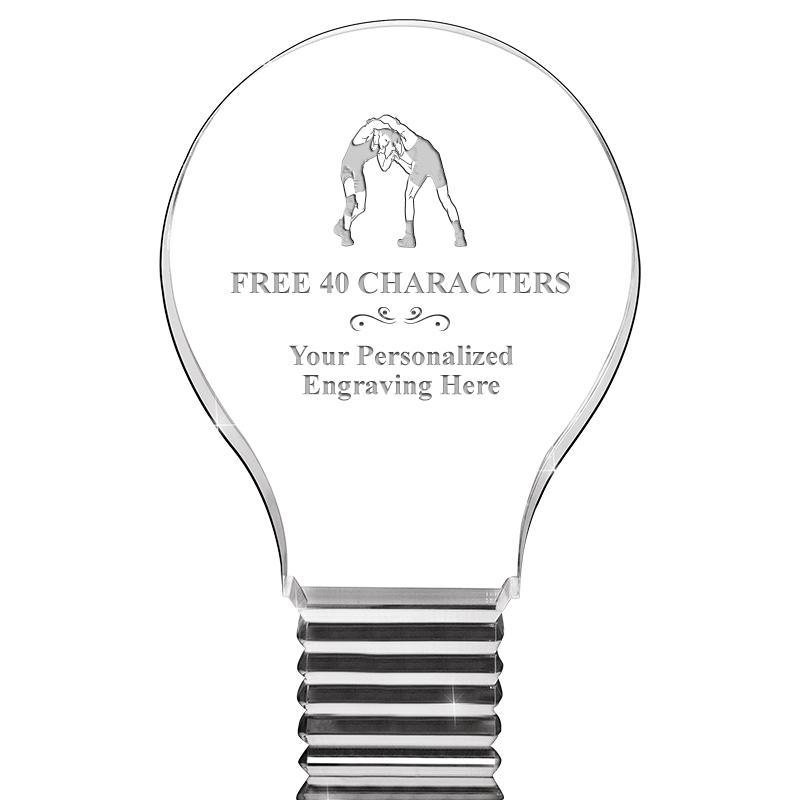 6" LIGHT BULB ACRYLIC