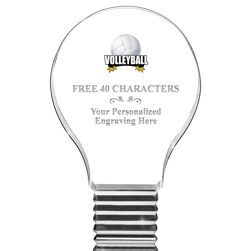 6" LIGHT BULB ACRYLIC